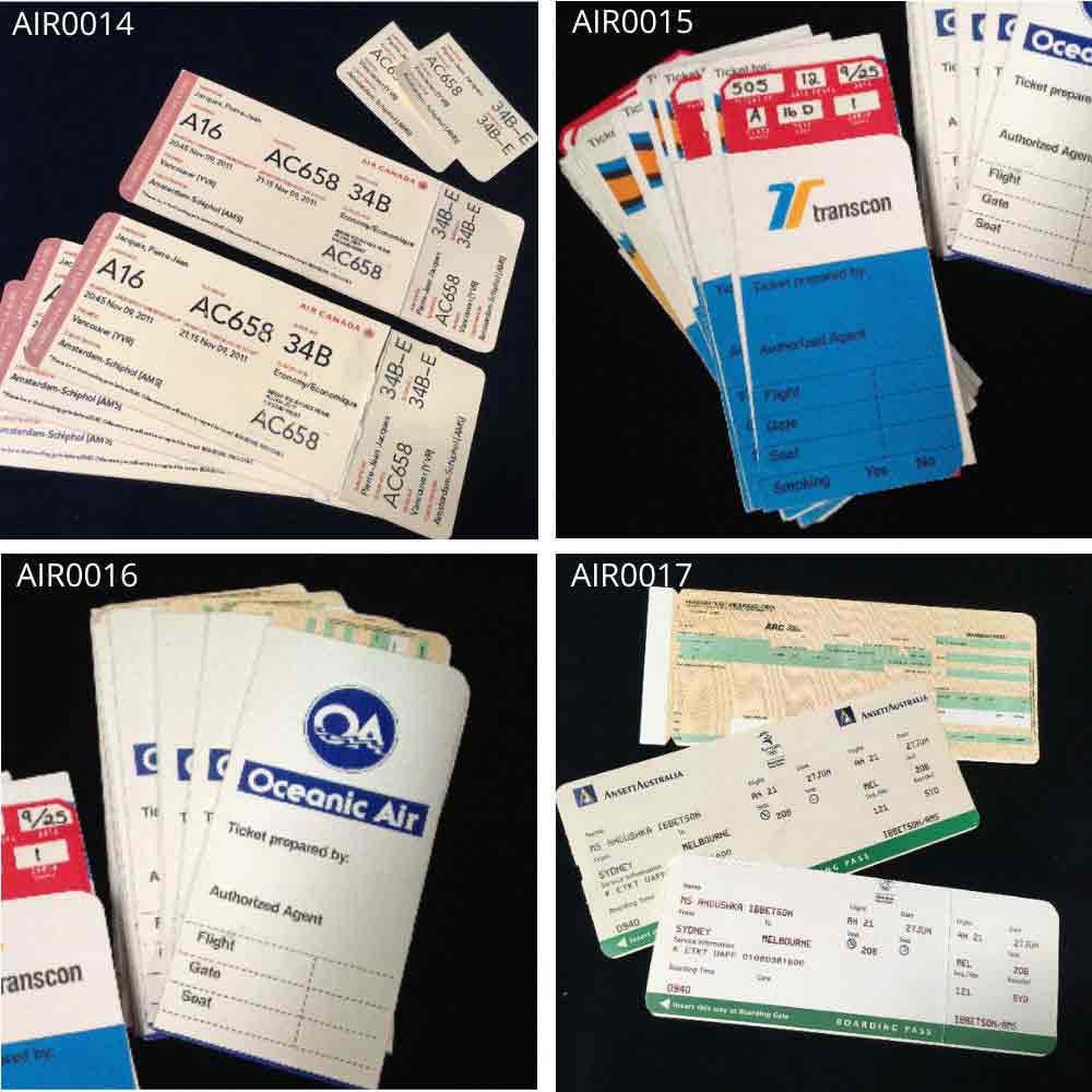 AIRLINE BOARDING PASS, Various